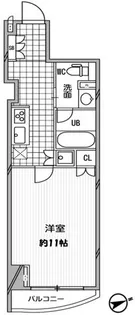 パシフィックコート中延【6階】の間取り
