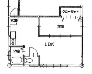 レジデンスこやま【2階】の間取り
