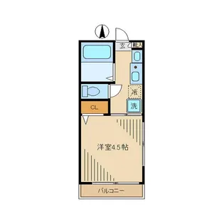 アイフルハウス高津【1階】の間取り