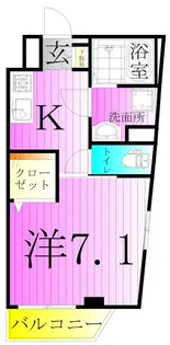 ブルーセブン【2階】の間取り
