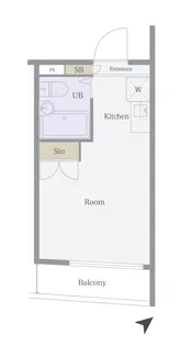 ビアメゾン三井PART22【4階】の間取り