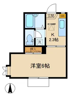 アーバン・クレスト【1階】の間取り