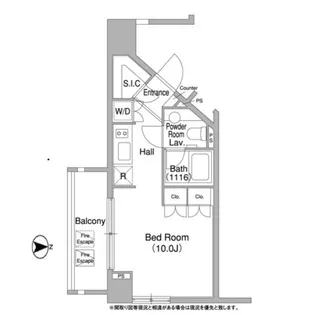 コンフォリア大森DEUX【10階】の間取り