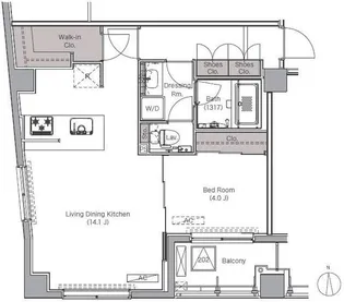 アルタマレア【2階】の間取り