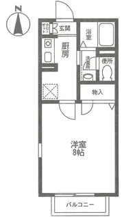 アムール【1階】の間取り