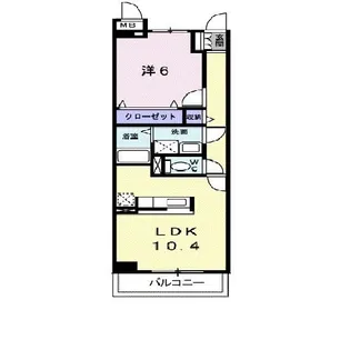 カーサ・プリムローズ【1階】の間取り