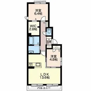 レフィシア【2階】の間取り