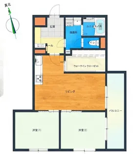 森ビル【7階】の間取り