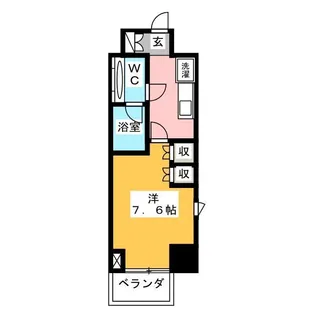 アイルプレミアム押上ノルド【2階】の間取り