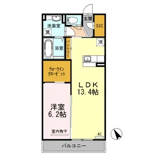 D-room泉中央【2階】の間取り