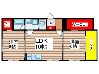 グレーシア大日【1階】の間取り