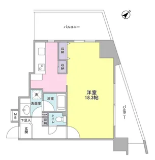 TKフラッツ渋谷【10階】の間取り