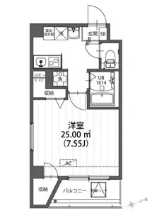VISTA北池袋【3階】の間取り