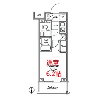 GENOVIA大崎skygarden【2階】の間取り
