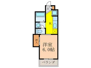 若松マンション【3階】の間取り