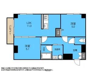 kaya sumi topia(カヤスミトピア)【4階】の間取り