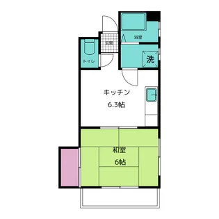 セプト降矢【2階】の間取り