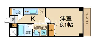 ベラジオ京都西院ウエストシティ【4階】の間取り