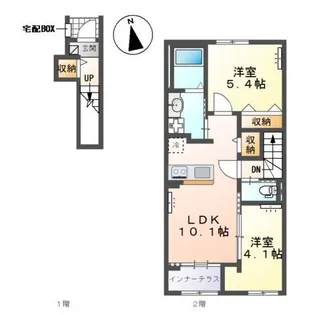 下野市下石橋【2階】の間取り