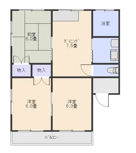 井上ハイツ【1階】の間取り
