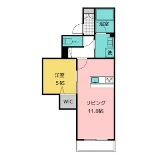 シャーメゾン蘇原【2階】の間取り