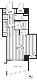 アゼリアヒルハイツ【2階】の間取り