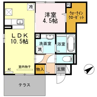 アリオール 103【1階】の間取り