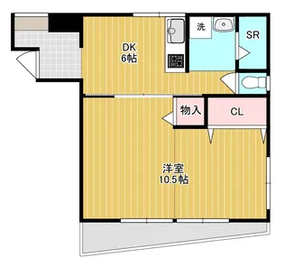 コーポ啓真【1階】の間取り