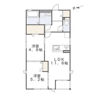 Heim【1階】の間取り