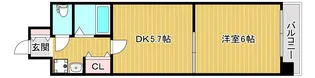 アモエニタス夕陽丘【8階】の間取り