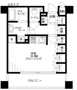 日神デュオステージ早稲田【8階】の間取り