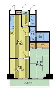 アビタシオンクレール【2階】の間取り