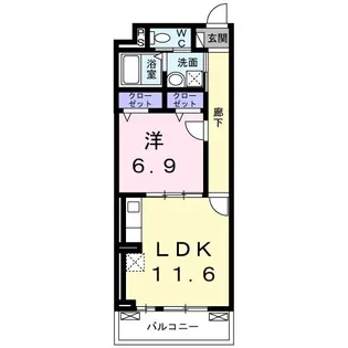 セ・ラヴィ【3階】の間取り