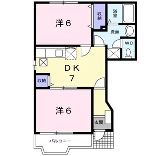 メゾンパーク【1階】の間取り