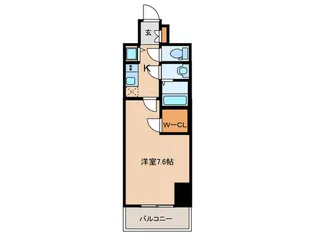 エスリード名古屋STATIONCENTRAL【6階】の間取り