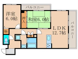 HILL TOP【3階】の間取り