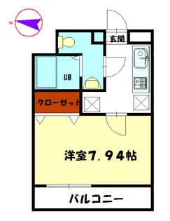 ロジュマンK【2階】の間取り