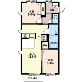 ラルフ【1階】の間取り