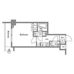 MFPRコート菊川【4階】の間取り