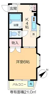カーサグレイシア【1階】の間取り