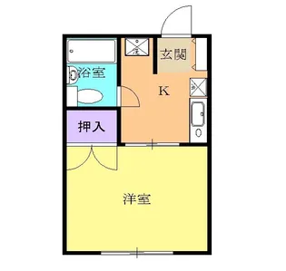 プレジール谷田【1階】の間取り