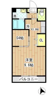 ベクヴェーム【3階】の間取り