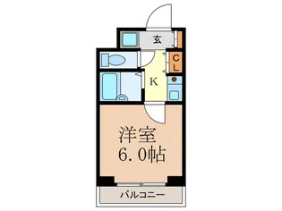 ラ・レジダンスド・江坂【6階】の間取り