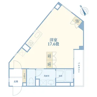 Hills East高砂【3階】の間取り