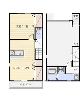 ガレリアTsuboi【2階】の間取り