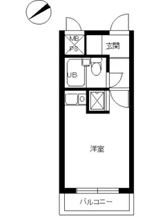 スカイコート横浜弘明寺【2階】の間取り