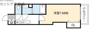 Luxe都島II【5階】の間取り