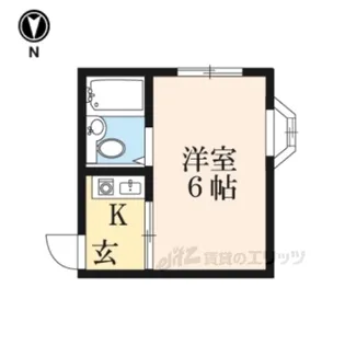 エスティライフあやめ池【5階】の間取り