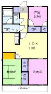 ヴェルデ【1階】の間取り