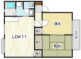 サンシャインI【1階】の間取り